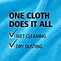 HYGEN r-40 Recycled Microfiber Cleaning Cloths, 16" x 16", Green, 24/Pack (1820582)~#|#~F4357678-A5CC-4C7F-B2C2F5B21FC546B5_sc7