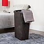 Mind Reader 10.57-Gallon Laundry Hamper with Lid, Plastic, Brown (40HAMP-BRN)~#|#~F43608FB-B0C7-4FEB-A89DF705045BA133_sc7