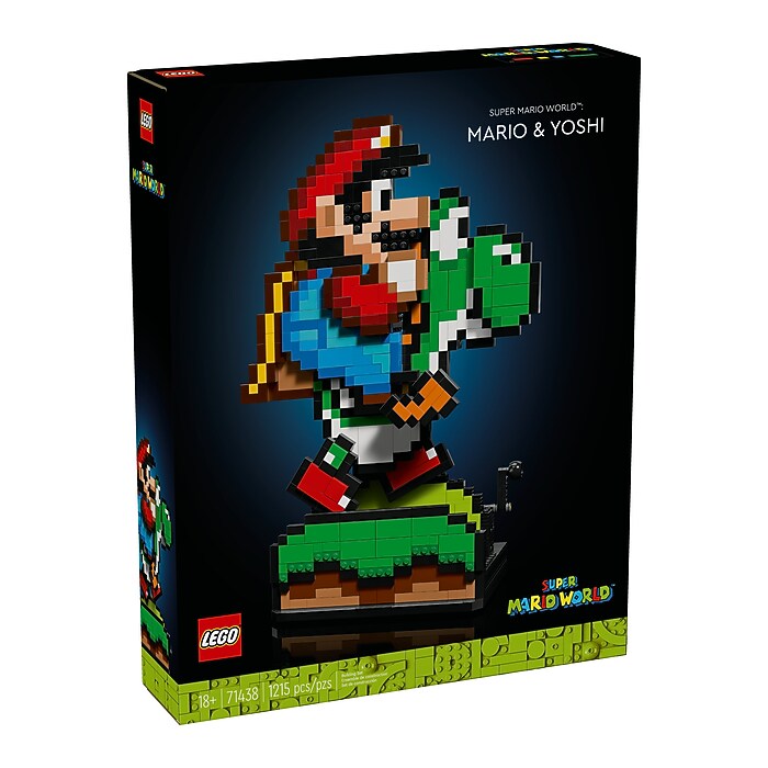 LEGO Super Mario Super Mario World: Mario & Yoshi, 1215 Pieces