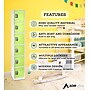 AdirOffice 72'' 6-Tier Green Storage Locker, 4/Pack (629-206-GRN-4PK)~#|#~F4436C04-A568-49B9-AD3414739726FC18_sc7