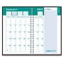 2027 House of Doolittle Express Track 8.5" x 11" Weekly & Monthly Appointment Book, Faux Leather Cover, Green/White (29602-27)~#|#~F4463759-0CF8-479E-95CCD3A2FCD08A70_sc7