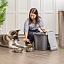 Iris 36 Quart Storage Container with Scoop for Dog & Cat Food, Plastic, Dark Gray (100148)~#|#~F44AAF08-19FE-4D06-A7F4BF44FC00AF68_sc7