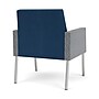 Lesro Mystic Lounge Vinyl Guest Chair, Patriot Plus Blue Ridge/Adler Gray Flannel (ML1101.SSV-02PPBR.03PPBR.04ADGF)~#|#~F44C4E15-298B-42FE-B21E88C7C3DE82B9_sc7