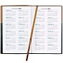 2025-2026 Global Printed Products 5" x 8" Weekly & Monthly Planner, Faux Leather Cover, Black/Brown (RET26-PKT58-BN)~#|#~F44E1999-6A02-4463-AA226EEFF4E2AD14_sc7