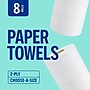 Perk™ Choose-A-Size Paper Towels, 2-ply, 116 Sheets/Roll, 8 Rolls/Pack (PK55113)~#|#~F44EF782-A4AD-4392-A8DC848E6803EA19_sc7