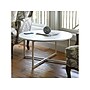 Household Essentials Jamestown 31.5"Dia. Laminate Round Coffee Table, Scandinavian White/White (8203-1)~#|#~F453C969-B38F-4189-9C5FE7842DB4FA23_sc7