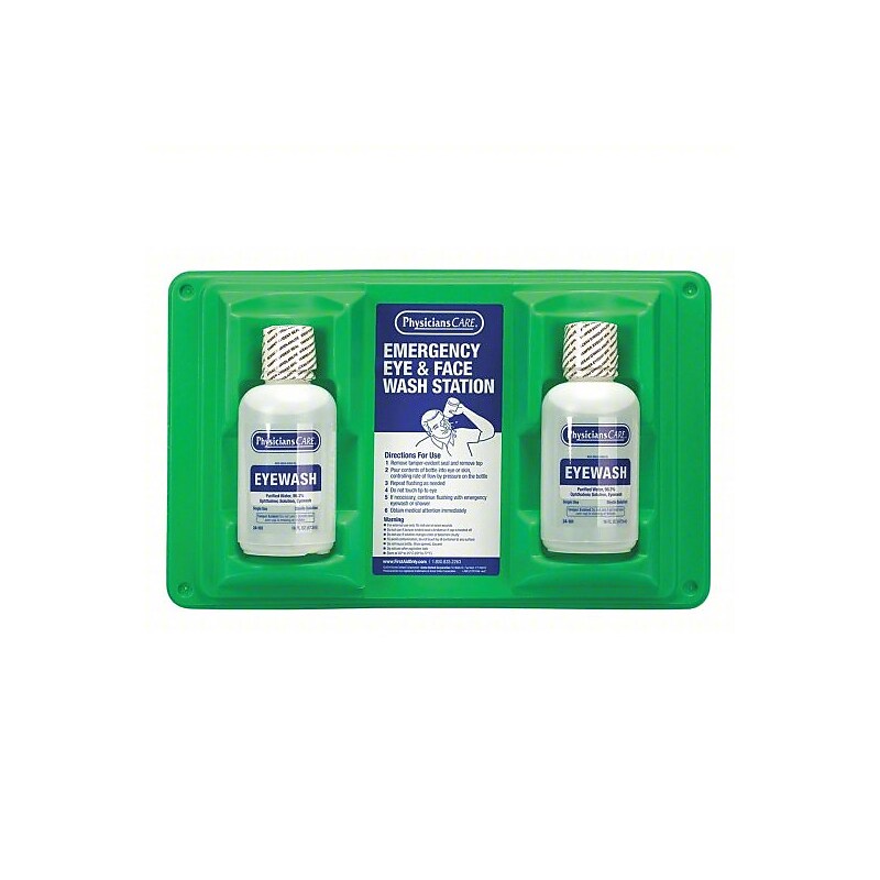 Physicians Care Double Bottle Eye Wash Station Refill, 16 oz. (50013) image 1