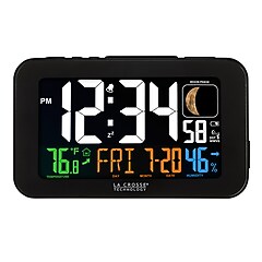 La Crosse Technology Atomic Alarm Clock (617-1485B) | Staples