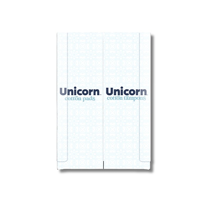 Unicorn Pads and Tampons Sanitary Dispenser, Surface Mounted, Clear Acrylic (TOP-08500) image 1