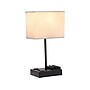 Simple Designs LED Multiuse Table Lamp, Black/White (LT1110-WOB)~#|#~F460EB3F-D0B2-4EBC-B5174B47E03B4BF7_sc7