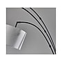 Adesso Bowery 82" Black Marble Floor Lamp with 3 Drum Taupe Shades (4250-01)~#|#~F46E0019-C328-473E-B420624BF6C6BE34_sc7