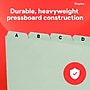 Staples® A-Z Index File Guide, Letter Size, Gray/Green, 25/Set (ST118273)~#|#~F475940A-E27C-4758-A3EB1E3AFC6D777F_sc7