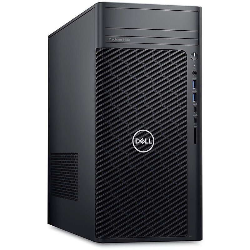 Dell Precision 3680 Desktop Computer, Intel i7-14700, 16GB RAM, 512GB SSD, Windows 11 Pro (VVFHF) image 1