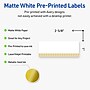 Avery Laser/Inkjet Rectangle Multipurpose Labels, 1" x 2-5/8", White, 160/Pack (S00EWS)~#|#~F4763412-8648-49AC-933930119970E917_sc7