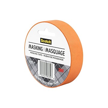 Scotch® Expressions Masking Tape, .94" x 20 yds., Tangerine (3437-ORG)