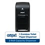 Georgia-Pacific Compact 2-Roll Coreless Toilet Paper Dispenser, Black (56790A)~#|#~F4803E5E-85DD-48B6-B2BBF5F7EA90F3A6_sc7