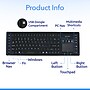Delton M90 Wireless Airtight Waterproof Keyboard, Black (DKBWM90-WB)~#|#~F4849E0C-1B4B-44B0-AD362604731143D2_sc7
