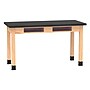 Diversified Woodcrafts PerpetuLab Book Compartment Rectangular Science Lab Table, 54" x 24", Oak (C7202BK30N)~#|#~F485618A-688A-441B-AA97FA4DE447CDD0_sc7
