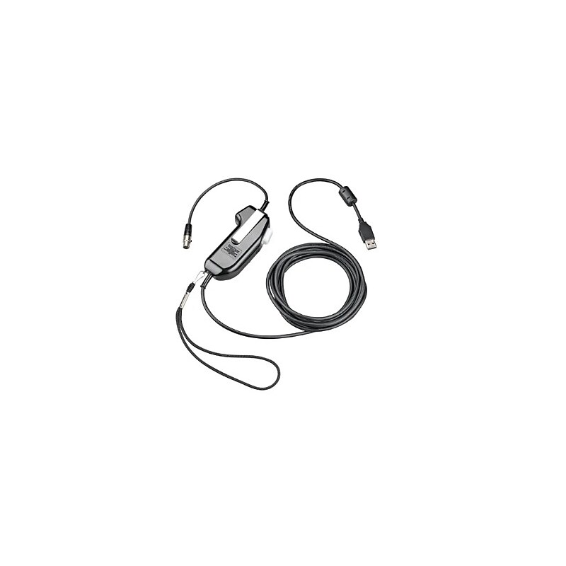 Poly SHS 2626-11 Monaural USB-PTT Secure Voice no Serial no PTT Selectable, Black (8K7M8AA#AC3) image 1