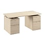 Bush Business Furniture Stratus 60"W Electric Rectangular Adjustable Standing Desk with Drawers, Natural Elm (SUT009NE)~#|#~F48C4192-09C6-465A-BF88076603F4C54E_sc7