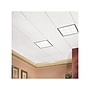 Armstrong FISSURED Square Lay-In Edge Ceiling Tile, 24" x 24", White, 16/Carton (BP756A)~#|#~F48C6A81-1775-4140-90522E4ADBC6CBA6_sc7