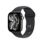Apple Watch Series 11 GPS + Cellular Smartwatch, 42mm, Jet Black Aluminum Case with Black Sport Band, Medium/Large (MF854LW/A)~#|#~F48DF29E-76CF-4E45-849B220B25F44C40_sc7