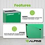 Alpine Industries 29 Gallon Indoor Steel Compost Bin with Mixed Open Lid, Green (4450-GRN-M-COM)~#|#~F49081C7-CA66-4261-BAC10F7D7019A577_sc7