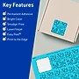 Avery Laser/Inkjet Multipurpose Square Labels, 2" x 2", Bright Blue, 120/Pack (94107)~#|#~F49A0587-4FE1-4719-A6572F89806251D4_sc7