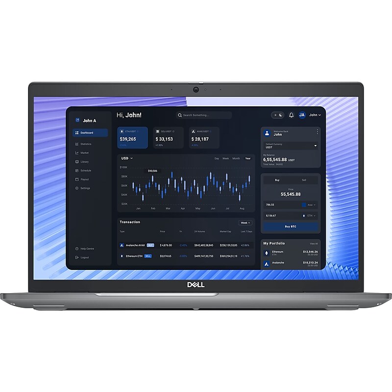 Dell Precision 3590 15.6" Laptop, Intel Core Ultra 7-165H, 32GB Memory, 512GB SSD, Windows 11 Pro (3NGK2) image 1