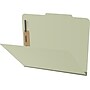 Ecom Folders Recycled Pressboard Classification Folder, 2" Expansion, Letter Size, Green, 25/Box (DV-T42-02-3GRN)~#|#~F49D7194-35F7-4353-BB834D32D31CABBB_sc7