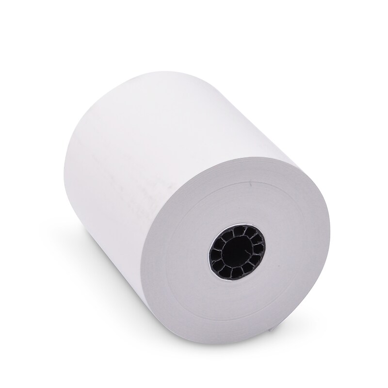 Domtar Thermal Cash Register Paper Rolls, 3 1/8" x 230', BPA Free, 10 Rolls/Pack, 5 Packs/Carton (9078-1356CT) image 1