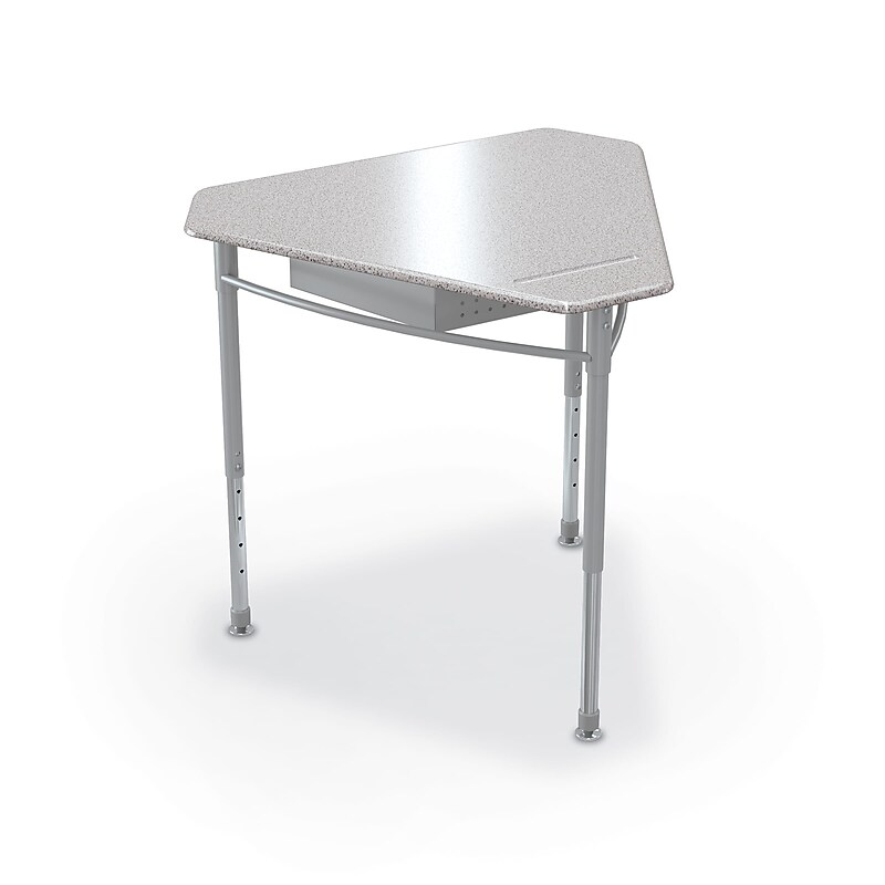 MooreCo Astute 33.8"W Diamond Student Desk, Grey Nebula, 2/Set (59087) image 1