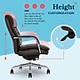 La-Z-Boy Sonata Ergonomic Bonded Leather Swivel Executive Chair, Dark Brown and Chrome (CCHR10014E)~#|#~F4A1DDC6-A909-4DB4-A6294138BE742A6A_sc7