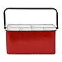 Storied Home Decorative Storage 10.71 Quart Storage Container, Metal, Red (EC1272)~#|#~F4A47CB2-B9B2-4CF0-9A9DDB8286609296_sc7