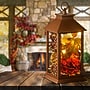 National Tree Company 12" Autumn Décor-Filled Lantern with LED Lights (RAH-17C042A-1)~#|#~F4AC1CD7-2B98-4295-A645E3D02A577A39_sc7