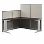 Bush Business Furniture Office in an Hour 63"H x 65"W L-Shaped Cubicle Workstation, Mocha Cherry (WC36894-03K)~#|#~F4ACA67C-86B0-419C-AB2C8384E06617F1_sc7