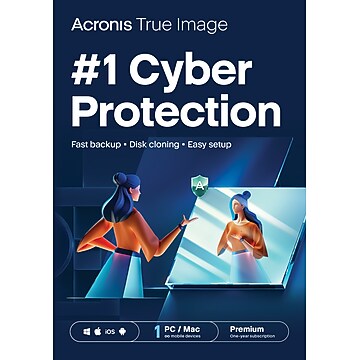 Acronis True Image 2025 for 1 User, Windows/Mac/Android/iOS