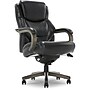 La-Z-Boy Delano Ergonomic Leather Executive Big & Tall Chair, 400 lb. Capacity, Jet Black/Gray (CHR10045B)~#|#~F4B1C30E-3835-447C-9A92A7C299E2DCA8_sc7