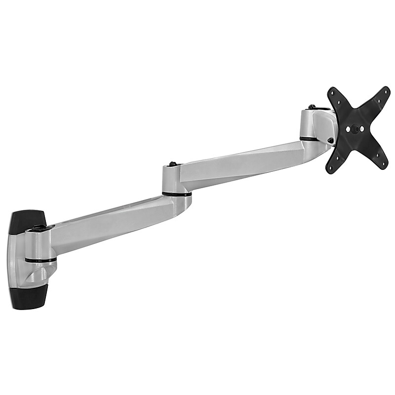 Mount-It! Modular Mount Adjustable Monitor Arm, Up to 27" Monitors, Gray/Silver (MI-33114) image 1