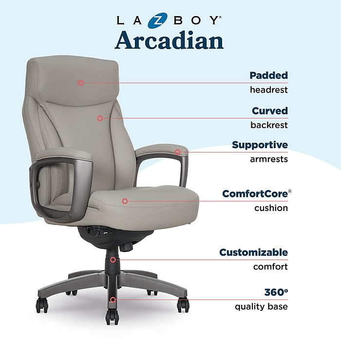 La-Z-Boy Arcadian Ergonomic Bonded Leather Swivel Executive La-Z-Boy Arcadian Ergonomic Bonded Leather Swivel Executive