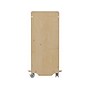 Flash Furniture Bright Beginnings Mobile 9-Section Storage Cart, 31.75"H x 33"W x 15.75"D, Natural Birch Plywood~#|#~F4B96AAD-B821-429C-976D2312EAB18E8C_sc7