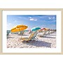 Amanti Art South Beach Miami Beach Chairs II by Richard Silver Wood Framed Wall Art Print, 25"W x 19"H (A42679058525)~#|#~F4BA2AFD-17E9-4544-B31FF3F44A35B15A_sc7