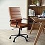 Flash Furniture Whitney Ergonomic LeatherSoft Swivel Executive Chair, Brown/Black (GO2286HBRBK)~#|#~F4BA46C1-868E-45A7-8DA2B6B86283072C_sc7