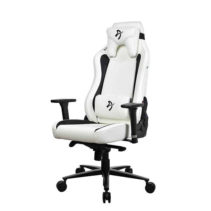 Arozzi Vernazza SoftPU Faux Leather Ergonomic Racing Gaming Chair, White (VERNAZZA-SPU-WT) image 1