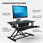 VersaDesk Power Riser 32"W Electric Adjustable Standing Desk Converter, Black (VDPR3124-BB)~#|#~F4C02C26-4F4E-4A87-BDA50AD8FDA51278_sc7