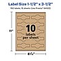 Avery Laser/Inkjet Multipurpose Labels, 3.5" x ", Kraft Brown, 150/Pack (94122)~#|#~F4C0EC32-7857-4EAC-ABCB72FFB615A05D_sc7