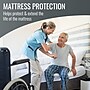 DMI  Queen Size Mattress Cover, White, 80" x 8" x 60" (554-8068-1952)~#|#~F4C2D7DB-D9FF-4216-A5264A8D804B9339_sc7