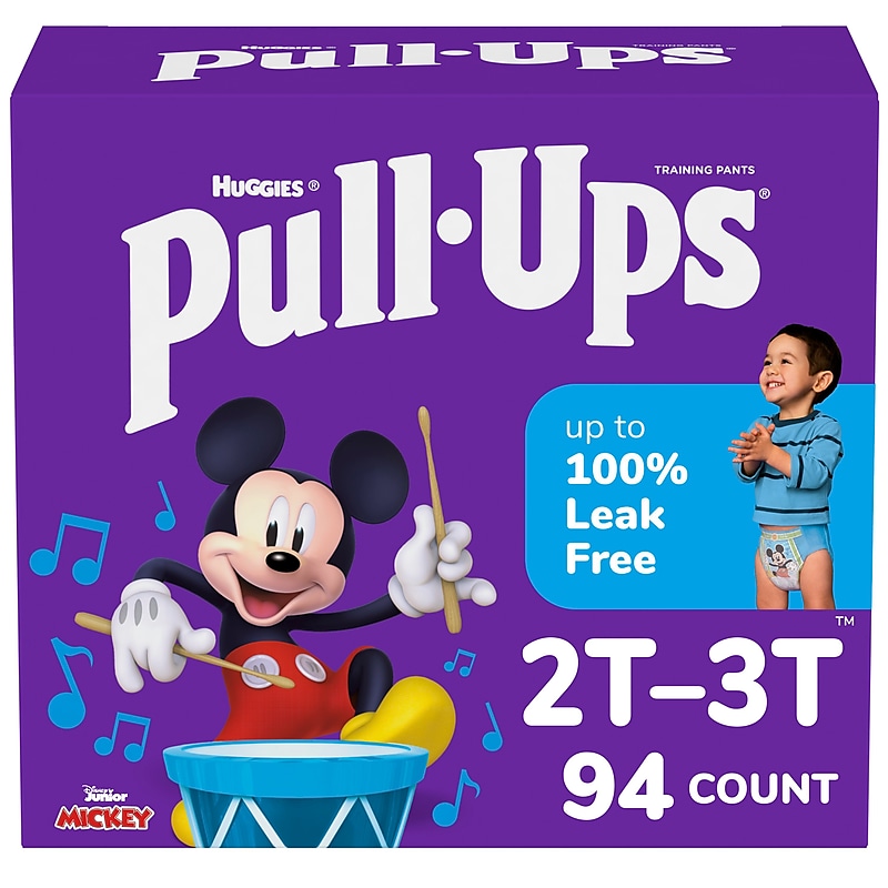 Huggies Pull-Ups Potty Training Pants, Boys 2T-3T, 94/Carton (45266) image 1