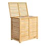 Household Essentials Double Laundry Hamper with Lid, Bamboo/Cotton, Natural (HE1172)~#|#~F4CAA3CB-7075-4A26-B5C864C0546B4E76_sc7
