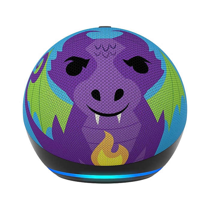 Amazon Echo Dot (5th Gen) Kids Bluetooth, Wi-Fi Wireless Smart Speaker, Dragon (B09B96PMLY) | Staples Amazon Echo Dot (5th Gen) Kids Bluetooth, Wi-Fi Wireless Smart Speaker, Dragon (B09B96PMLY) | Staples